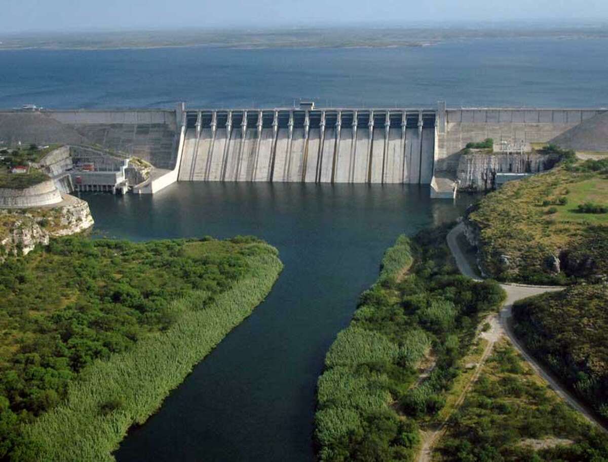 Pictured is the Amistad Dam near Del Rio. The Laredo Utilities Department initiated Phase 1 of the Drought Contingency plan Monday due to low levels of water at the Amistad Reservoir.