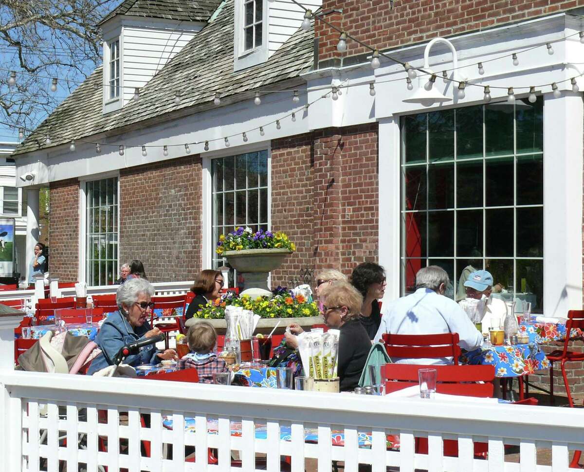 Centro Restaurant, which borders Sherman Green, leases property from the town to use as a patio during summer months.