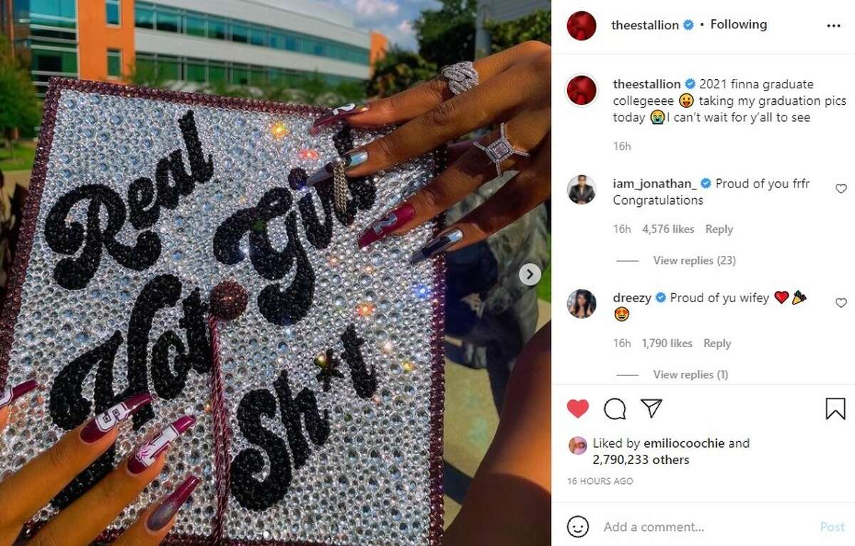 Megan Thee Stallion just took her TSU graduation photos