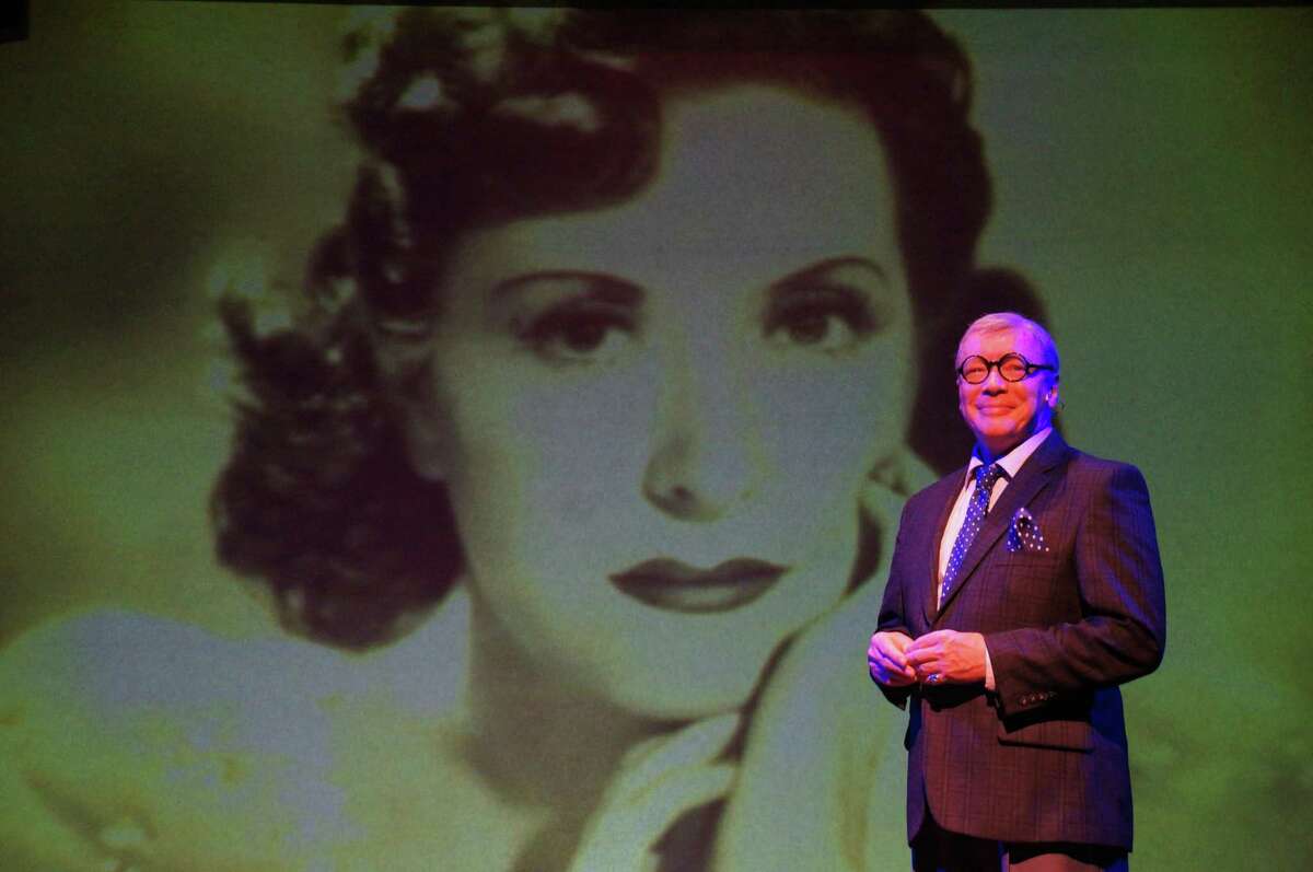 R. Bruce Connelly stars as “George Burns” during the Ivoryton Playhouse performance of “Say Goodnight Gracie.”