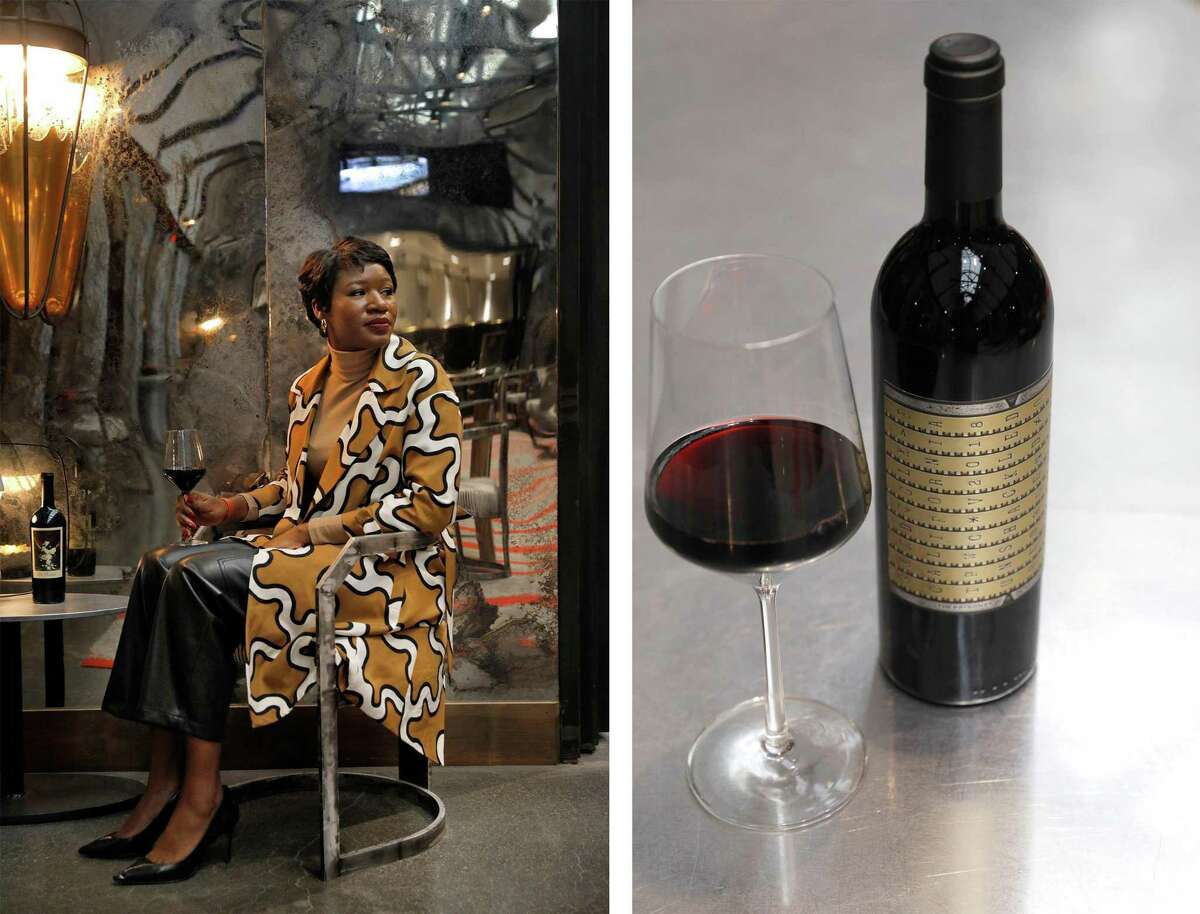 Left: Bukola "Bukky" Ekundayo, who became the Prisoner Wine Co.'s general manager in August, says there are plans to invest more in the brand's social-justice activities. Right: One of the Prisoner's spin-off brands, Unshackled.