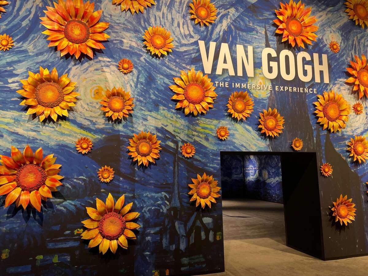 Entrance to "Van Gogh: The Immersive Experience" in Seattle.