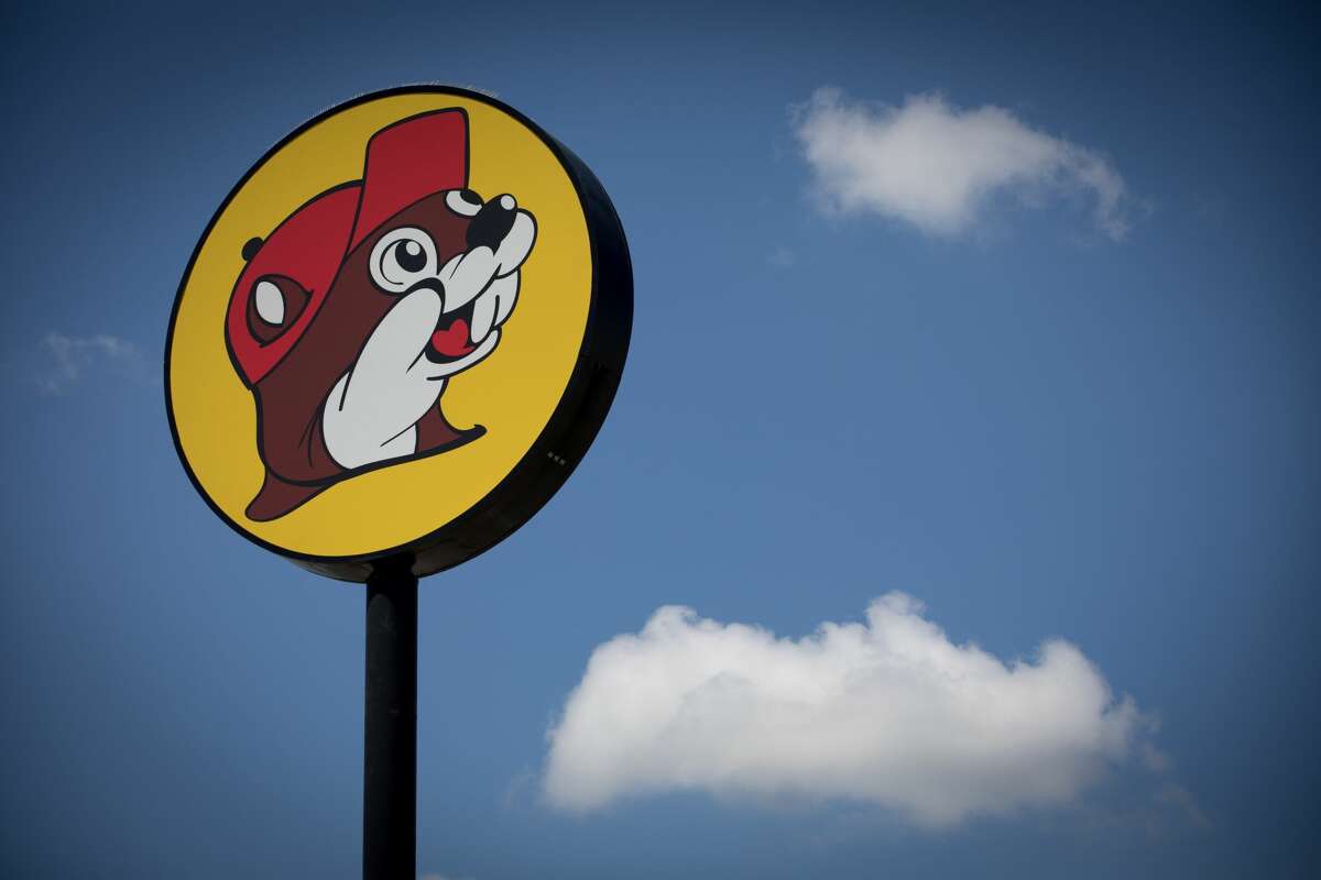 A sign for a Buc-ee's convenience store stands in Terrell, Texas, Saturday, July 13, 2019.