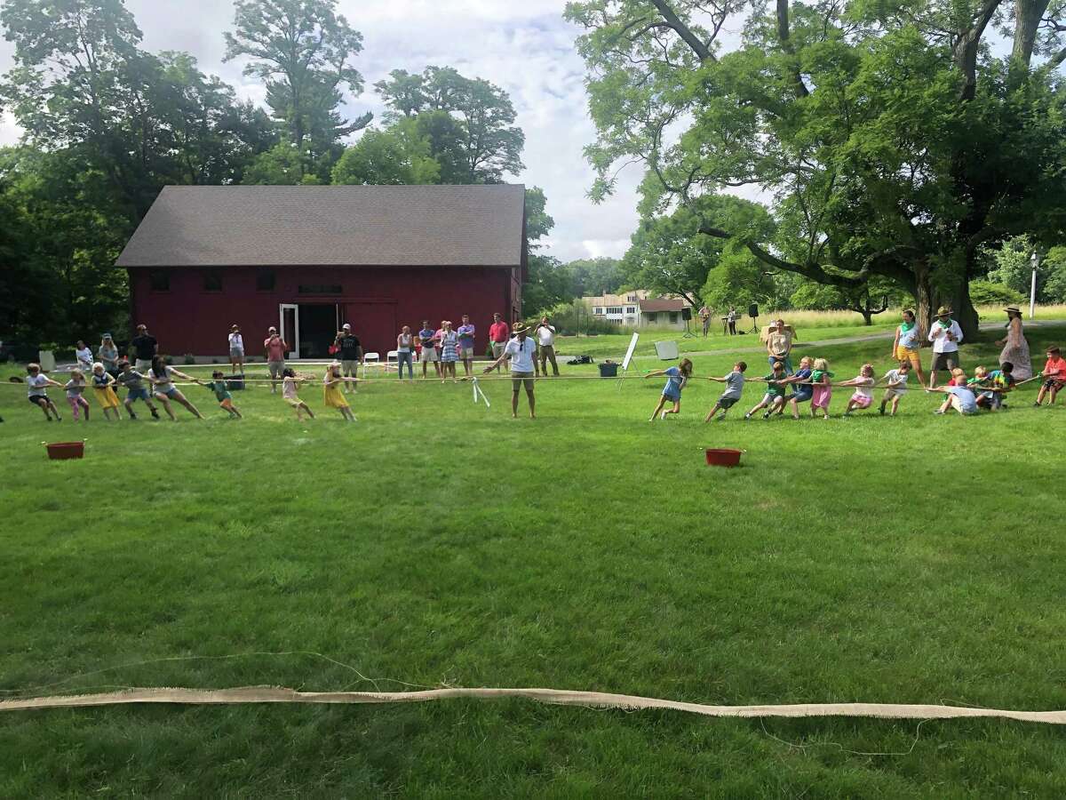 The Mather Homestead in Darien, which recently celebrated the legacy of Stephen Tyng Mather, with a birthday party that featured old-fashioned games, will have a marker on the town’s new Heritage Trail.