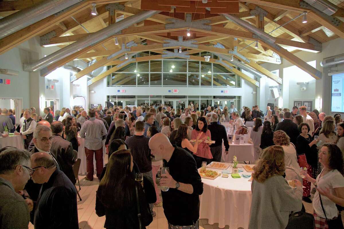 About 300 people were on hand at the kickoff party for Rach's Hope at the Penfield Pavilion, Saturday, Mar. 2, 2019, in Fairfield, Conn.