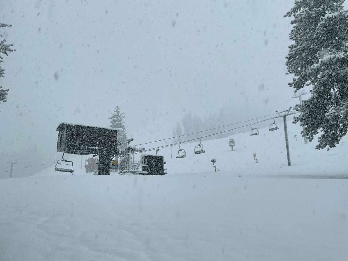 Early-season snowfall is allowing two of Lake Tahoe's premier ski areas to open sooner than expected.