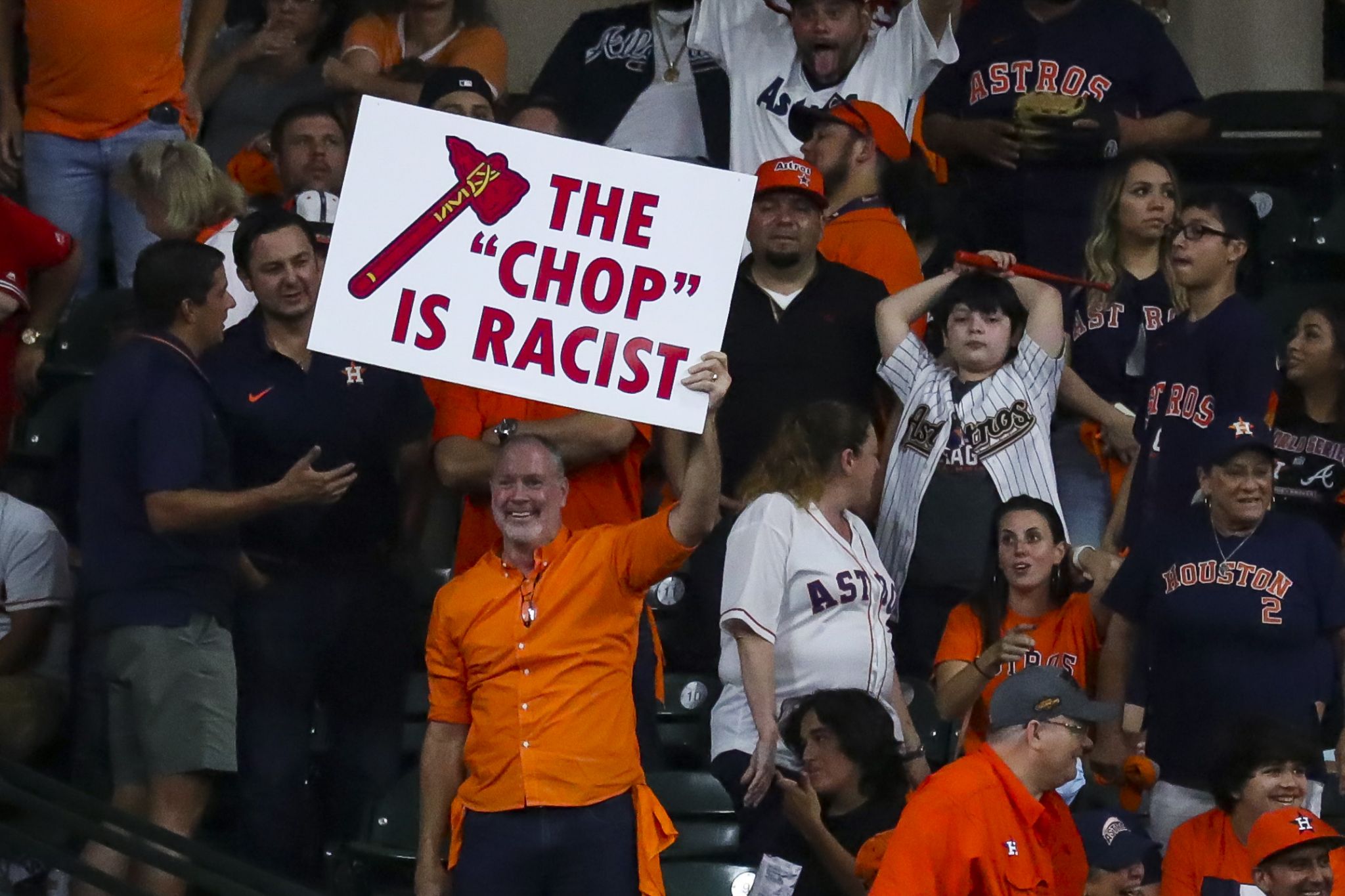 World Series: Tomahawk chop is racist, but Braves, MLB support it - Sports  Illustrated