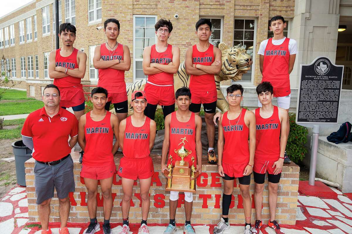 The Martin boys’ cross country team won the District 30-5A team title this season.