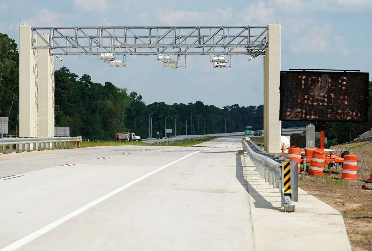 The toll plaza on the southbound 249 Tollway in Montgomery County is shown on Aug. 6, 2020. The section north of Tomball to FM 1488 opened Aug. 8, 2020. Tolls along the route are increasing for 2022.