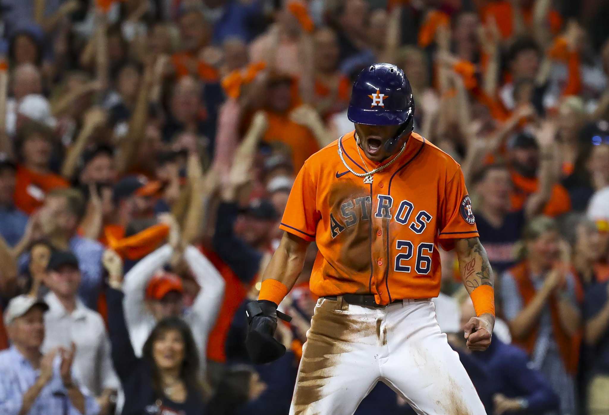 Jose Siri forces the action with his speed in Astros' Game 2 win