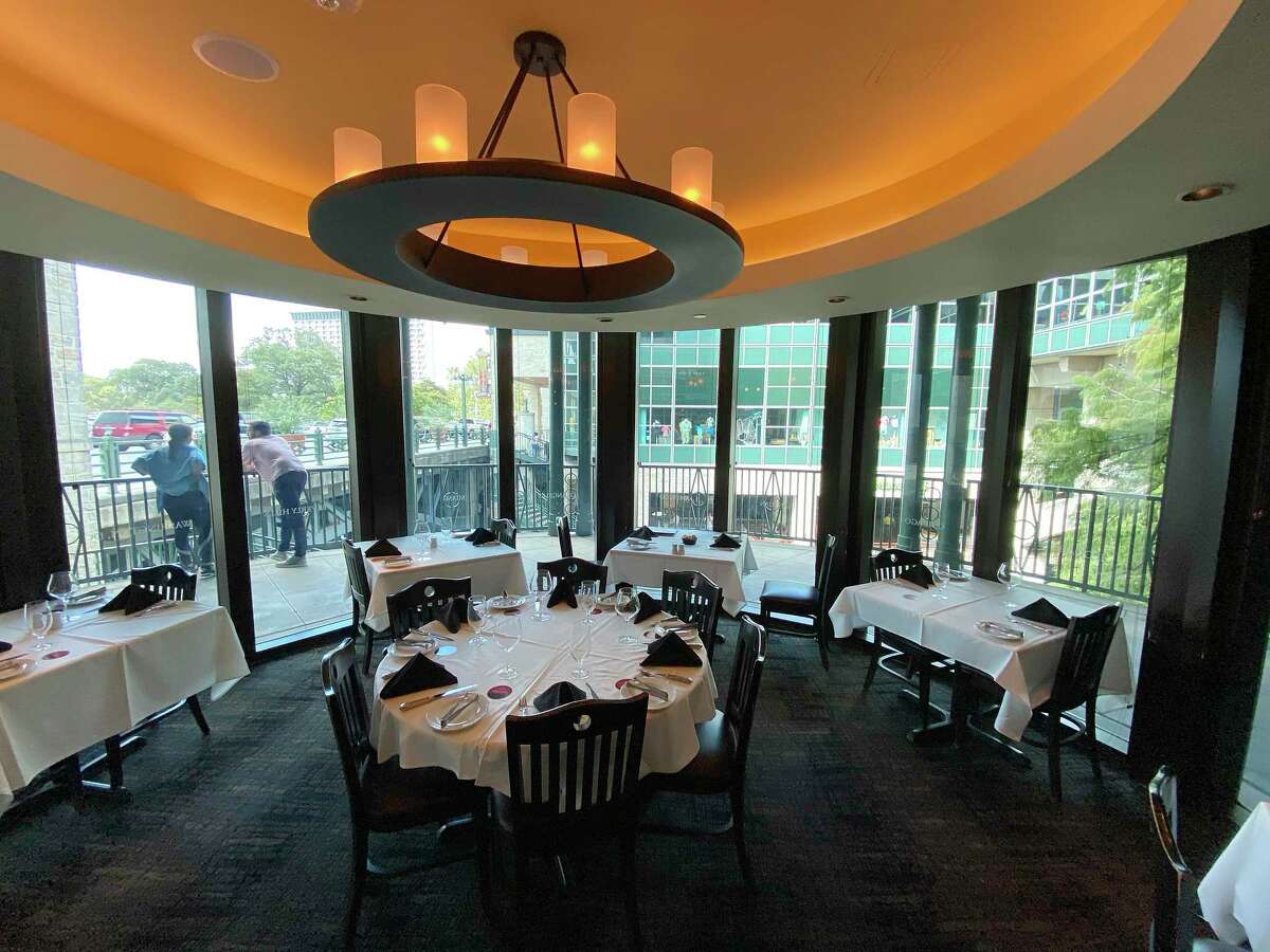 Fogo de Chão Brazilian Steakhouse occupies a second-story space at the Shops at Rivercenter on the River Walk.