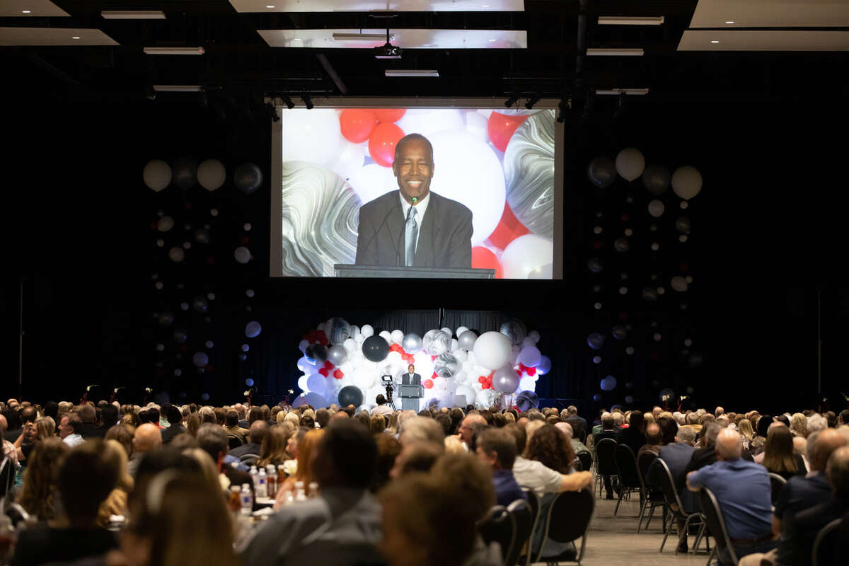 Dr. Ben Carson at The Life Center event on Tuesday