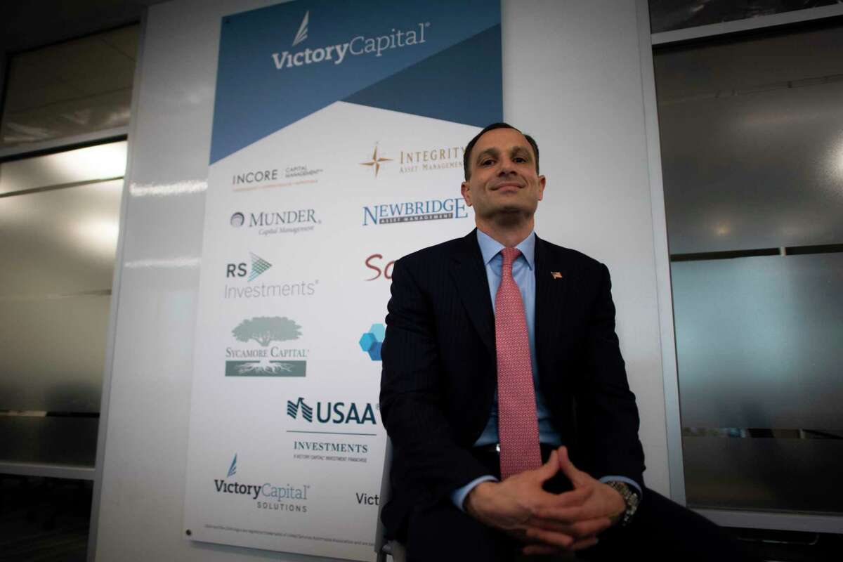 David Brown is CEO of Victory Capital Holdings. The company moved its headquarters to San Antonio after acquiring USAA's asset-management business, which included some 43 mutual funds and six exchange-traded funds. Jan. 28, 2020.