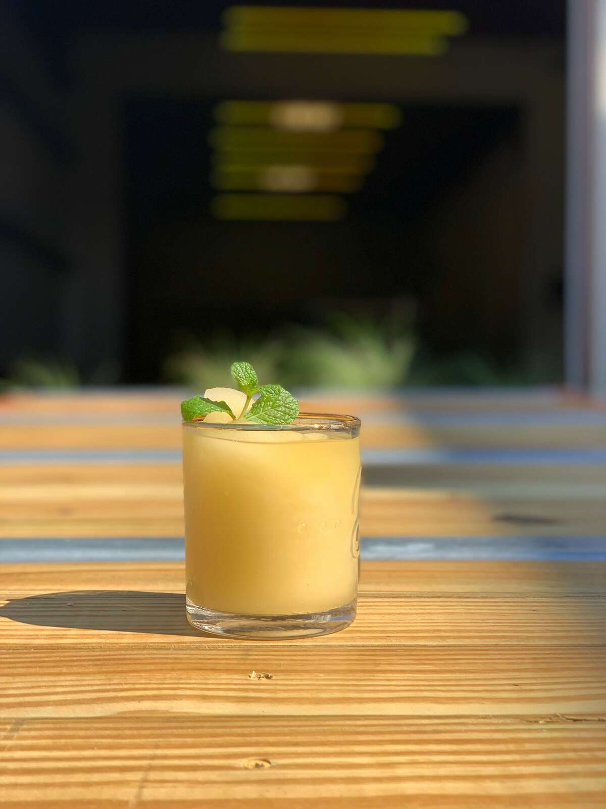 Say hello to the frozen "Take Me To Tulum", a frothy mixture of citrus and mint.