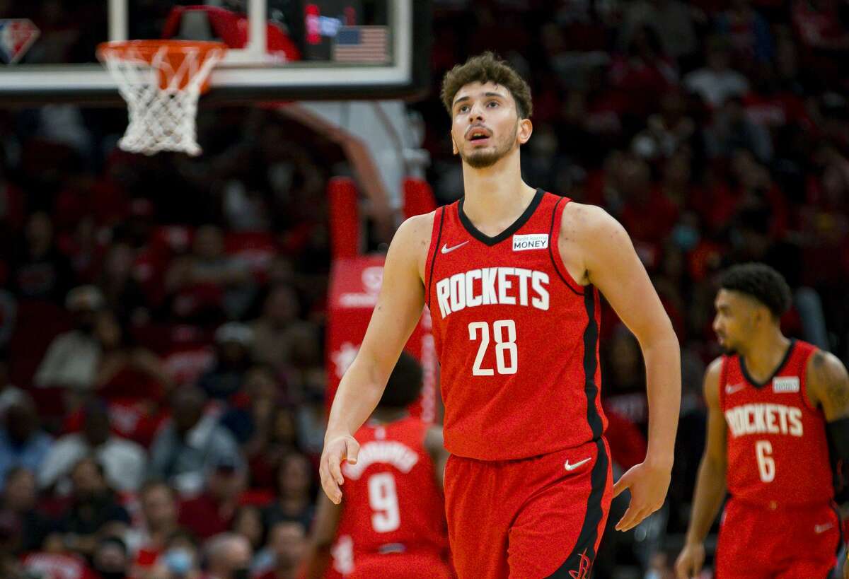 The Cavaliers boast the biggest frontcourt in the NBA, so 6-10 Rockets rookie Alperen Sengun may be in line for more minutes Wednesday.
