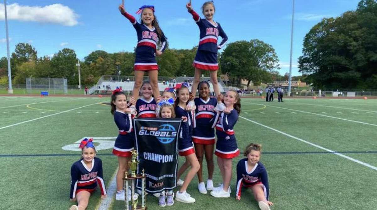 Milford Eagles Junior Pee-Wee and JV cheer squads are fundraising to cover costs to attend nationals in Orlando, Fl.