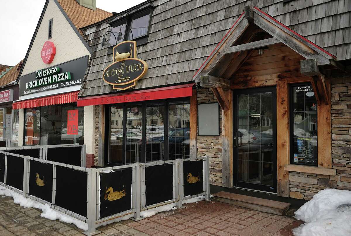 The Sitting Duck Tavern in the Paradise Green business district of Stratford in 2017 The Sitting Duck has seen prices of chicken and other staples gyrate wildly since the pandemic, co-owner Dave Rutigliano says. 