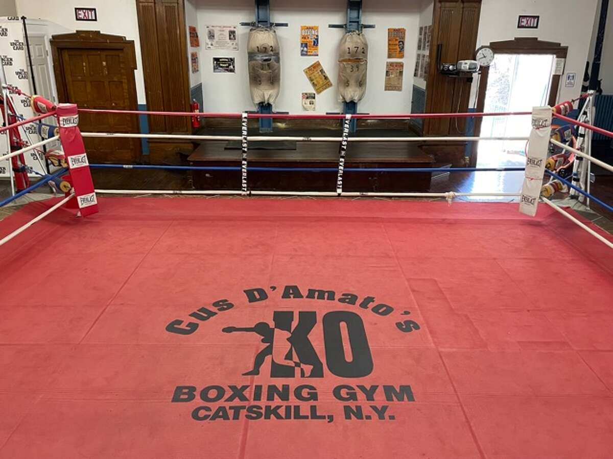The boxing ring at the late trainer Cus D'Amato's gym in the Village of Catskill.