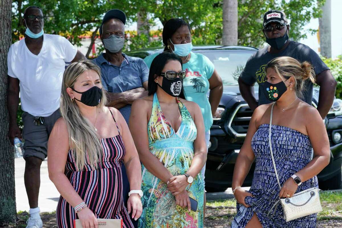 Floridians waiting for COVID-19 tests on July 31 as the state reported its highest one-day total of new cases since the start of the pandemic. Over the summer, Florida became the national epicenter for the virus, accounting for around a fifth of all new cases in the U.S.