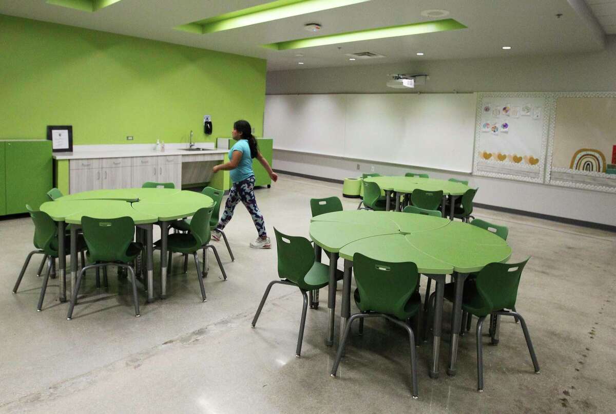 A Sinclair Elementary student through one of the school's collaborative learning centers. Voters in three local school districts will decide bond proposals Tuesday, including East Central ISD, which wants to build new schools and upgrade other campuses the way Sinclair was renovated in 2016.