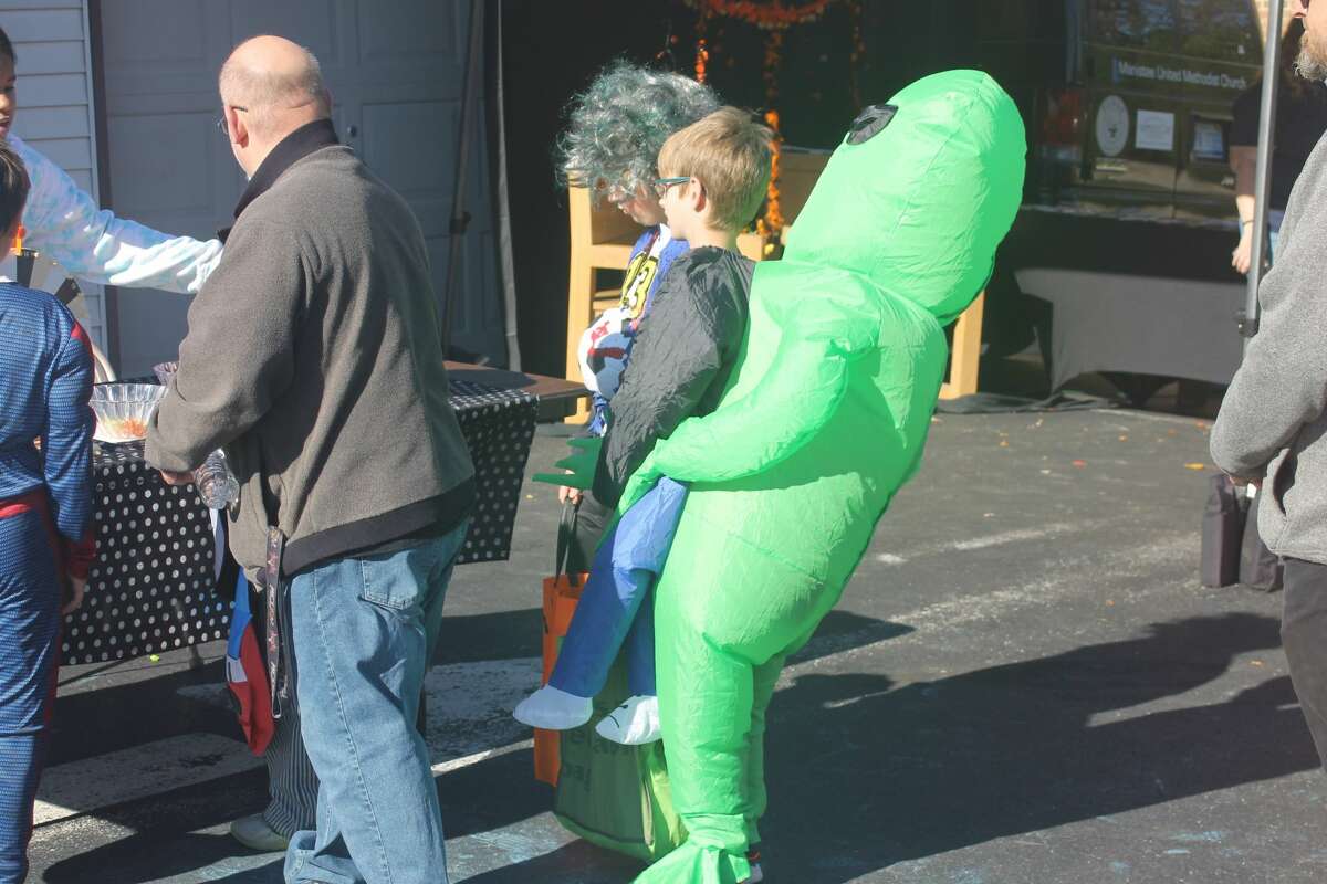 The United Methodist Church hosted its annual Fall Block Party in Manistee on Saturday.