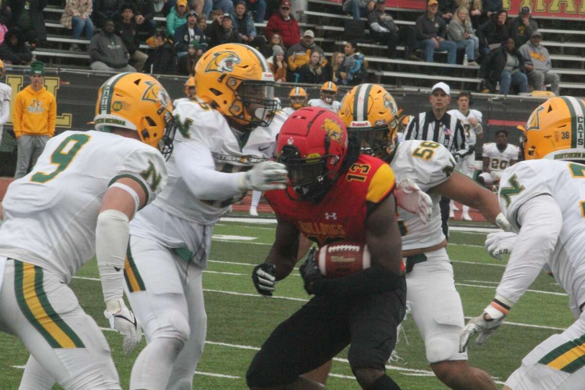 No. 1-ranked Ferris State is 8-0 after beating Northern Michigan on Saturday.