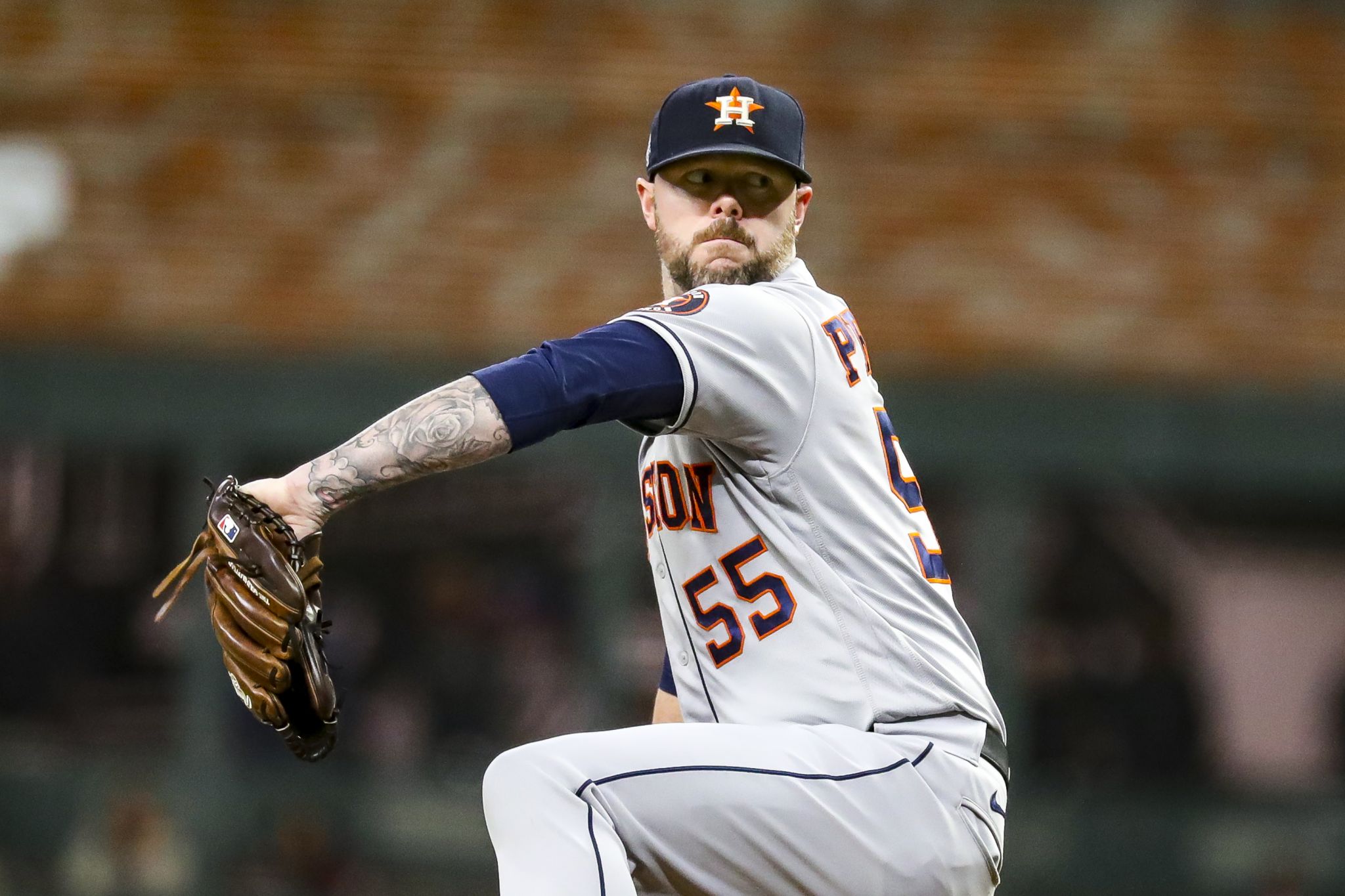 Ryan Pressly Strikeout, Pressly shut 'em down to secure the series win., By Houston Astros