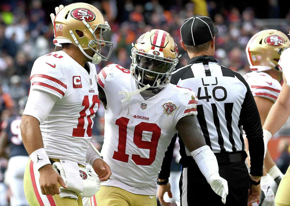 The Athletic on X: Deebo Samuel has 804+ receiving yards this year, the  most through the first seven games of a season in 49ers history. Deebo  passed Niners great Jerry Rice in