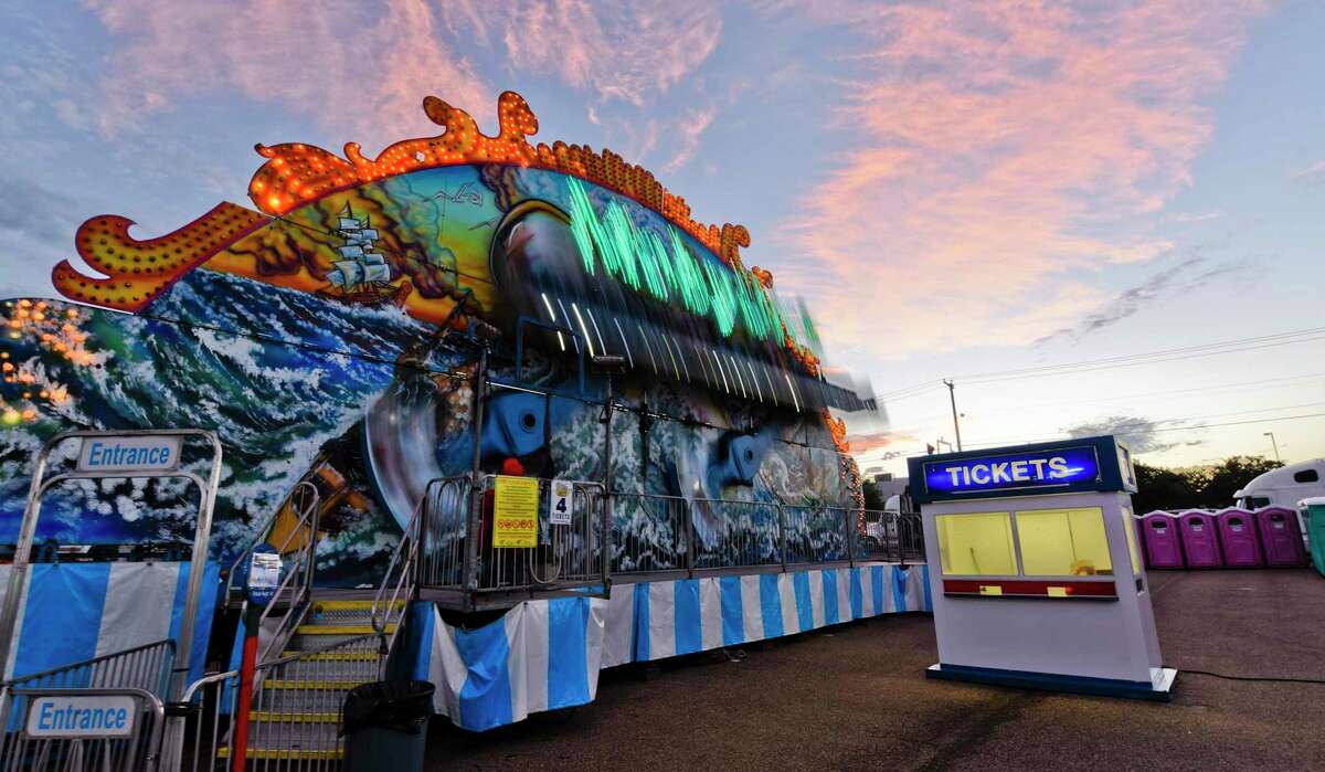 In this file photo thrill seekers ride the Moby Dick ride during the Sames Auto Arena Fall Carnival Extravaganza on Friday, Oct. 26, 2018 at the Sames Auto Arena parking lot.