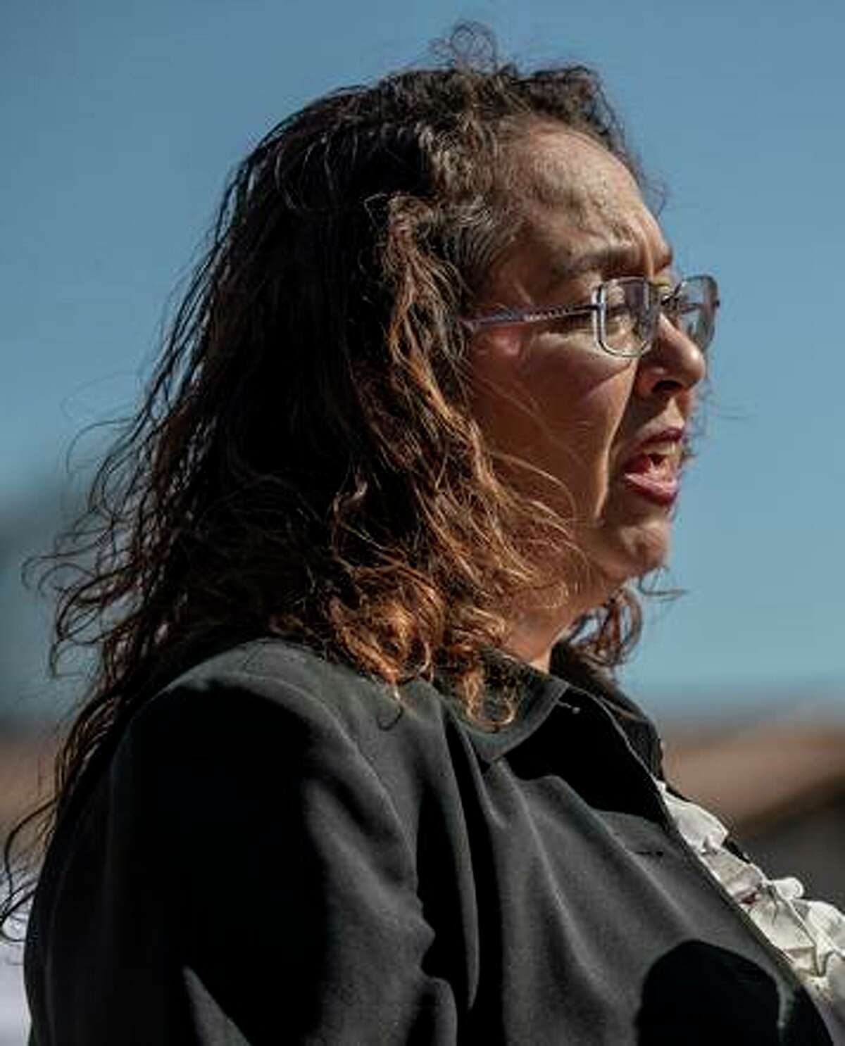 One person was killed and three others hurt during a shooting at the home of Gilroy City Council Member Rebeca Armendariz, shown in February.