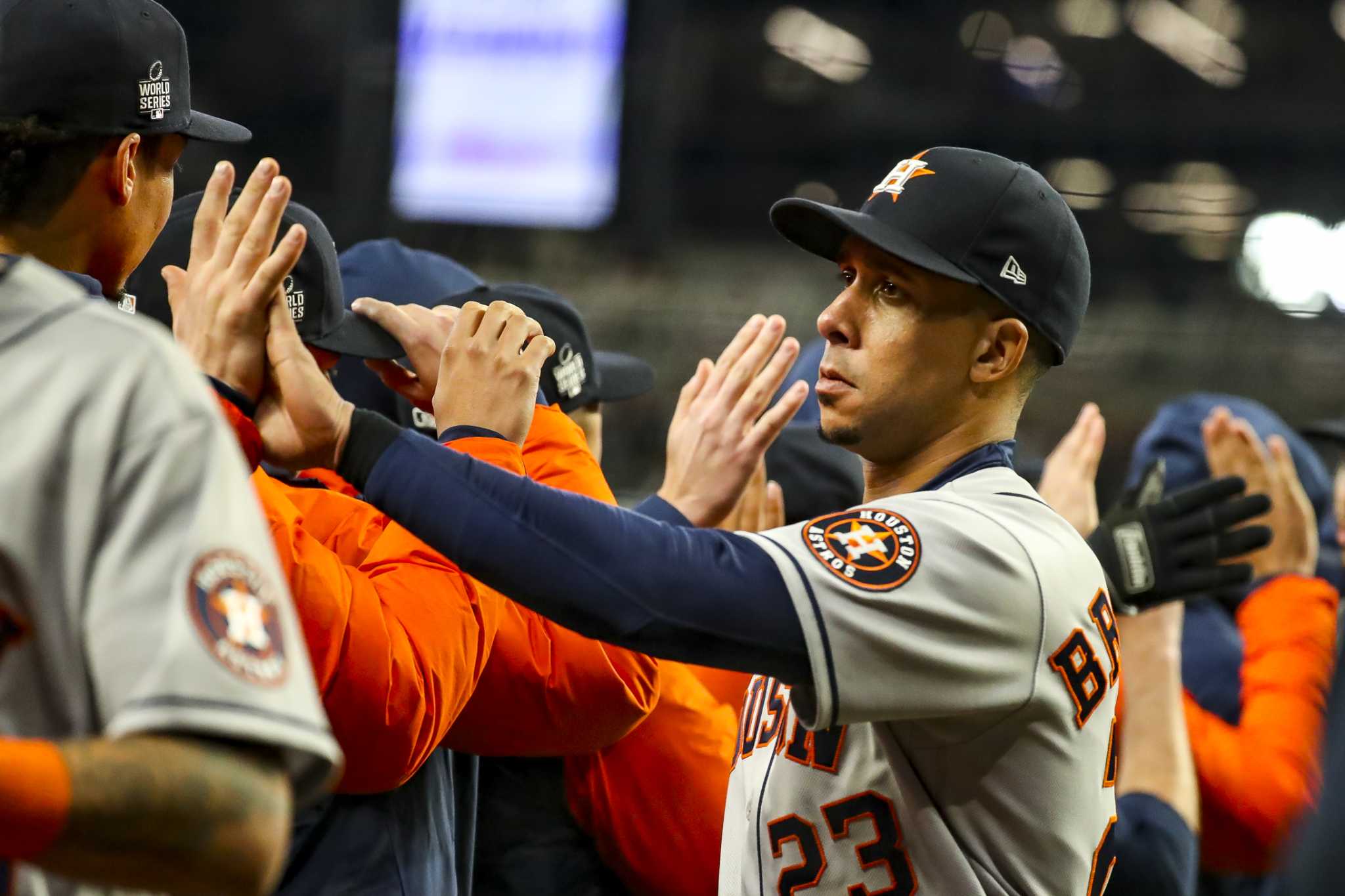 Houston Astros, caught cheating, are hit by errant pitches