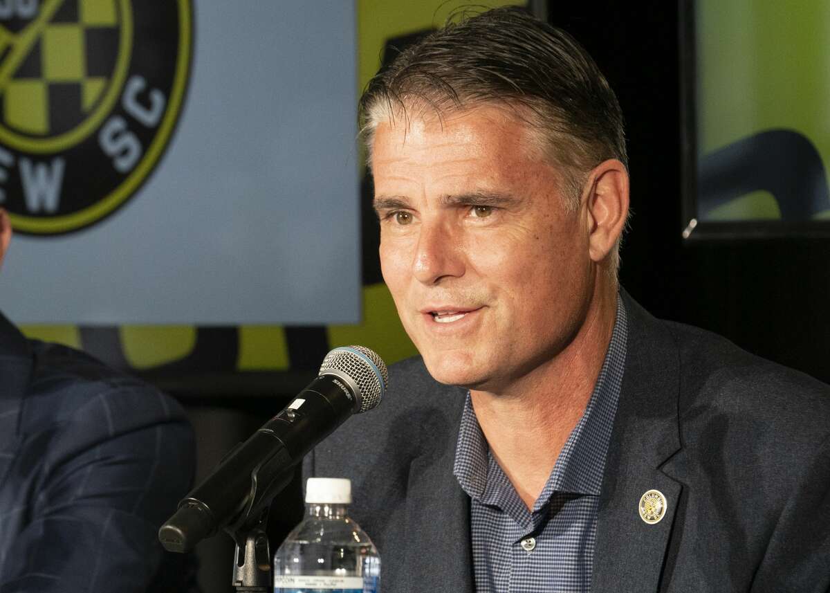 Pat Onstad, shown here in his role as the Columbus Crew SC Technical Director in 2020, won two championships as a player for the Dynamo.