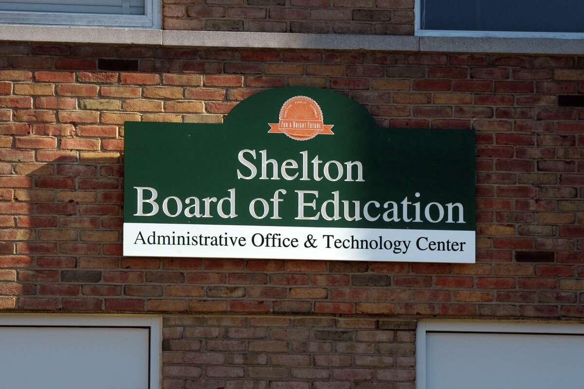 Exterior view of the Board of Education offices in Shelton, Conn. Nov. 5, 2020.