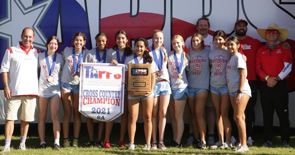 Cross country Antonian girls repeat as TAPPS state champions