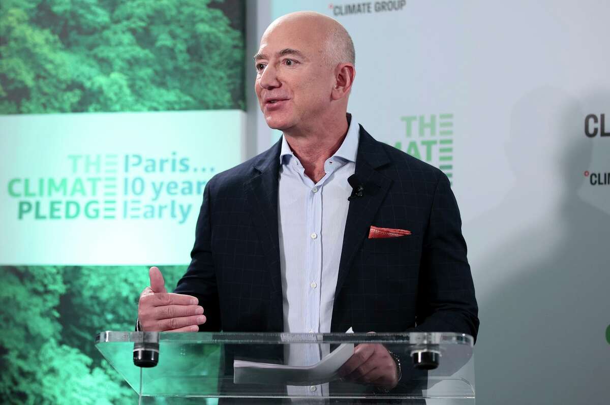 Amazon founder Jeff Bezos would be subject to a billionaires’ tax if it were enacted to help pay for Build Back Better.