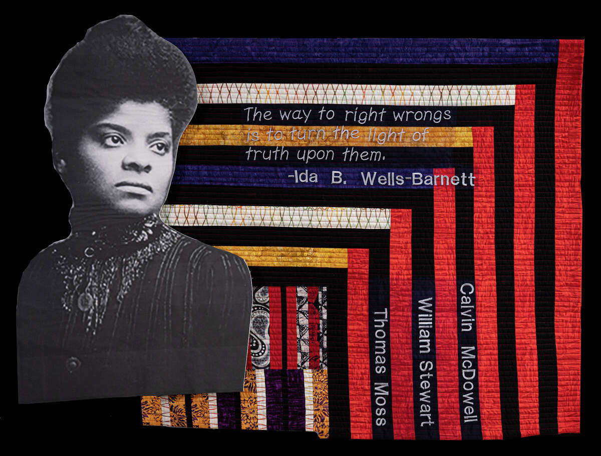Tomasita Louviere-Ligons of Austin created "Ida B. Wells - For the Record."