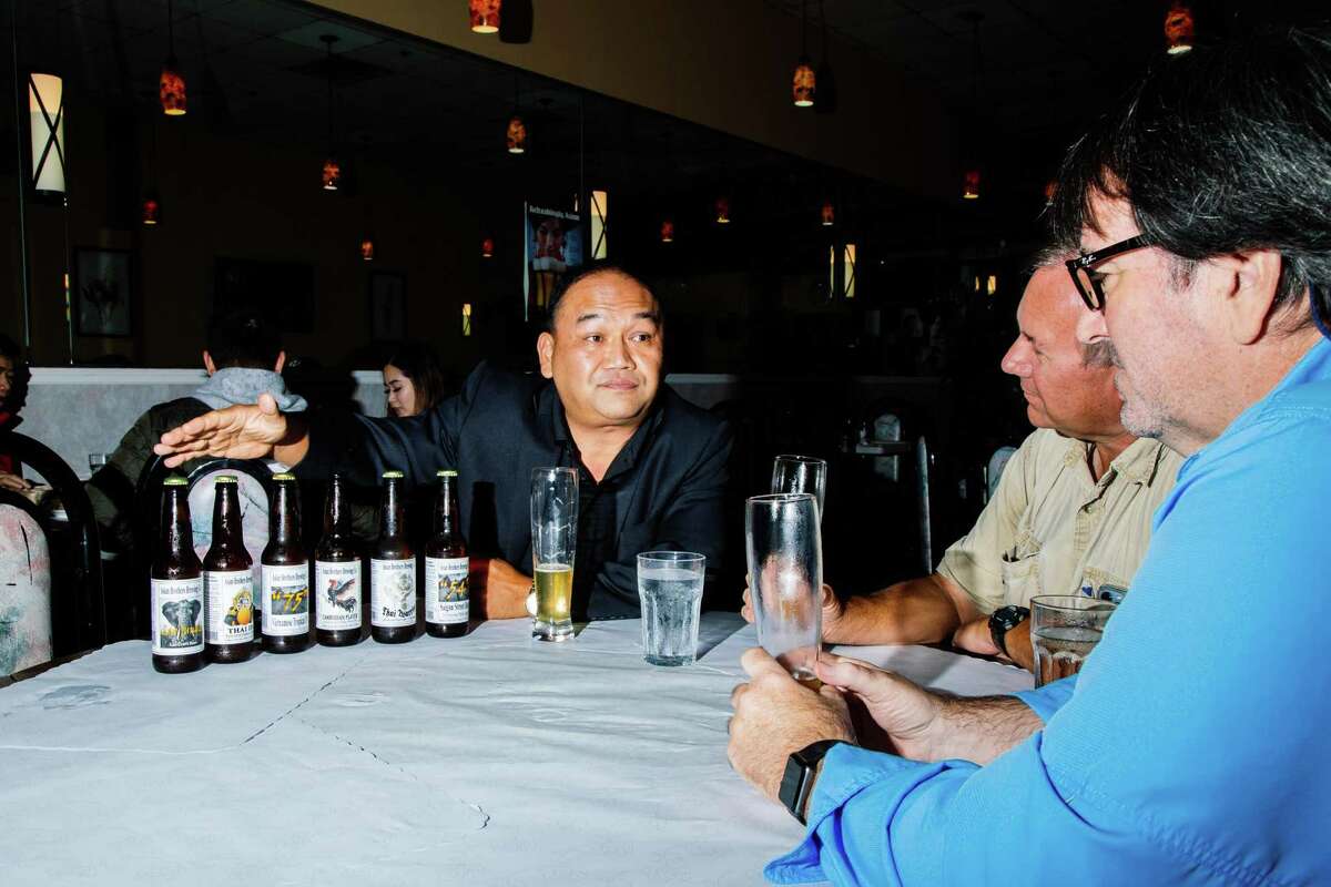 Michael Le sits down with Anh Hong diners Brian Pedersen and Jeffrey Vaughn as they discuss the history Asian Brothers Brewing Co.