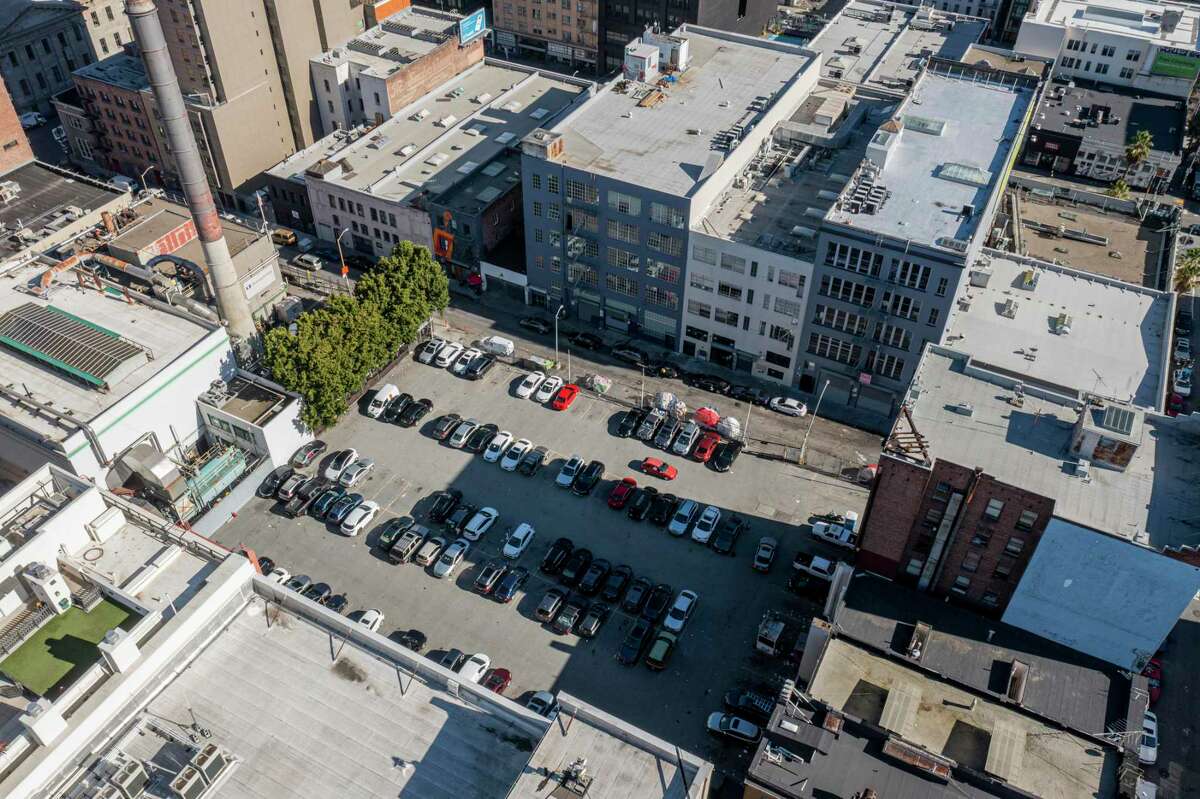 SF's housing crisis symbolized by Nordstrom parking lot debate. A residential tower was proposed for the parking lot at 469 Stevenson St. in San Francisco.