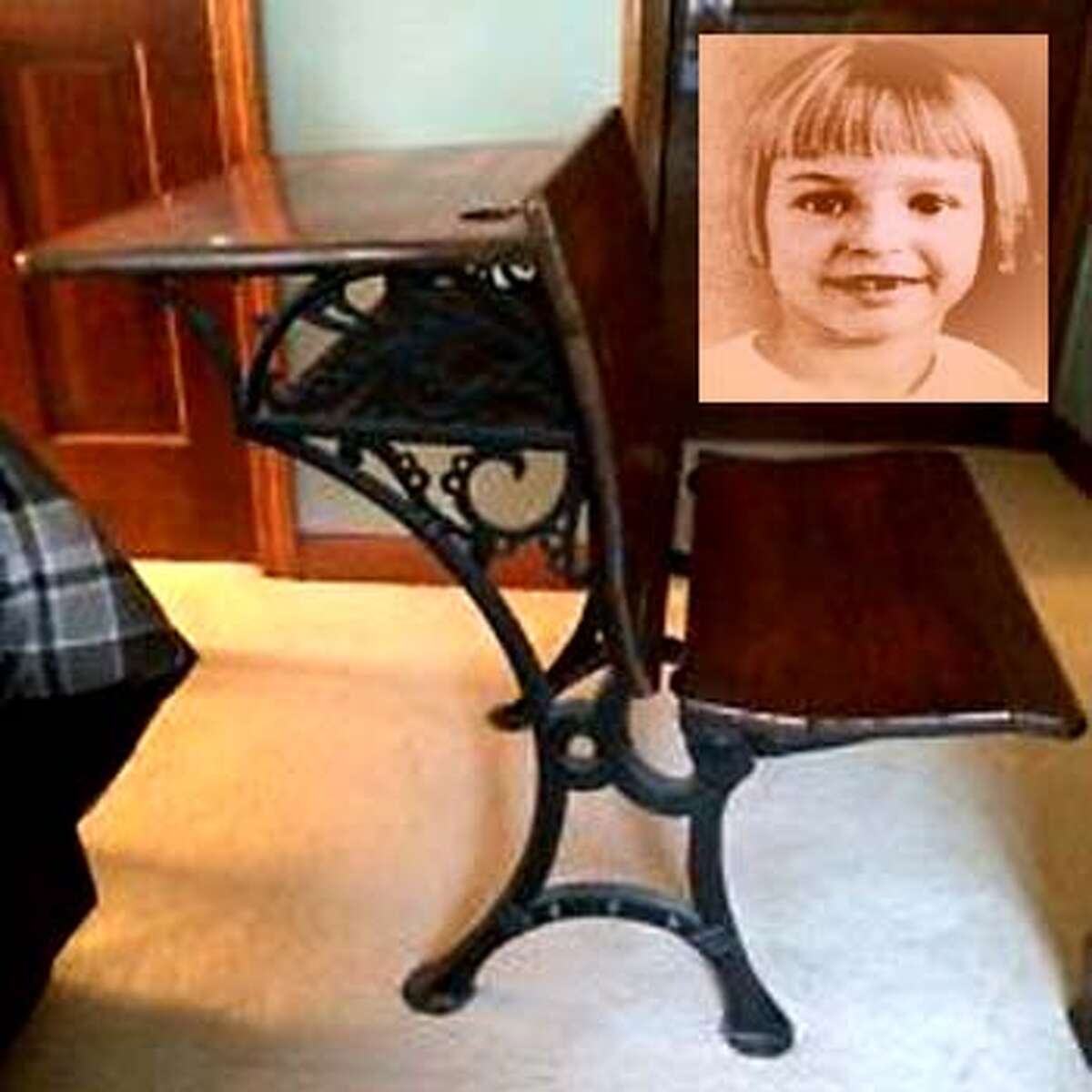 This is a kindergarten portrait of 4-year-old Norma Wasmuth at the Brooks School. That little girl grew up to be Norma Boeckler. She has recently been honored by the Concordia Open University (South India) and its Faculty of School of Fine Arts with the Highest Award of the University as a famous International Fine Artist.