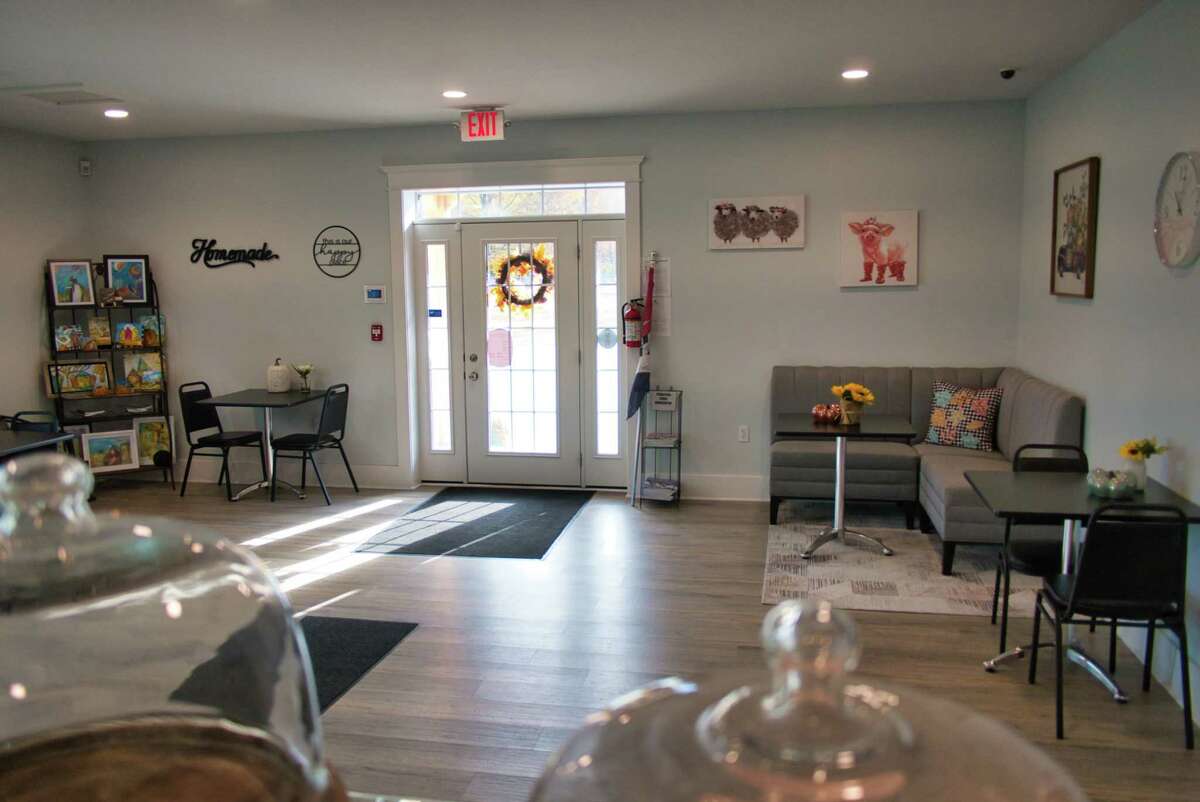 A view of the inside of Sweet Caroline's Pies and Jams, a bakery in a building that was once a Stewarts Shop, seen here on Tuesday, Nov. 2, 2021, in Gansevoort, N.Y. Sweet Caroline's Pies and Jams is open on Fridays and Saturdays.