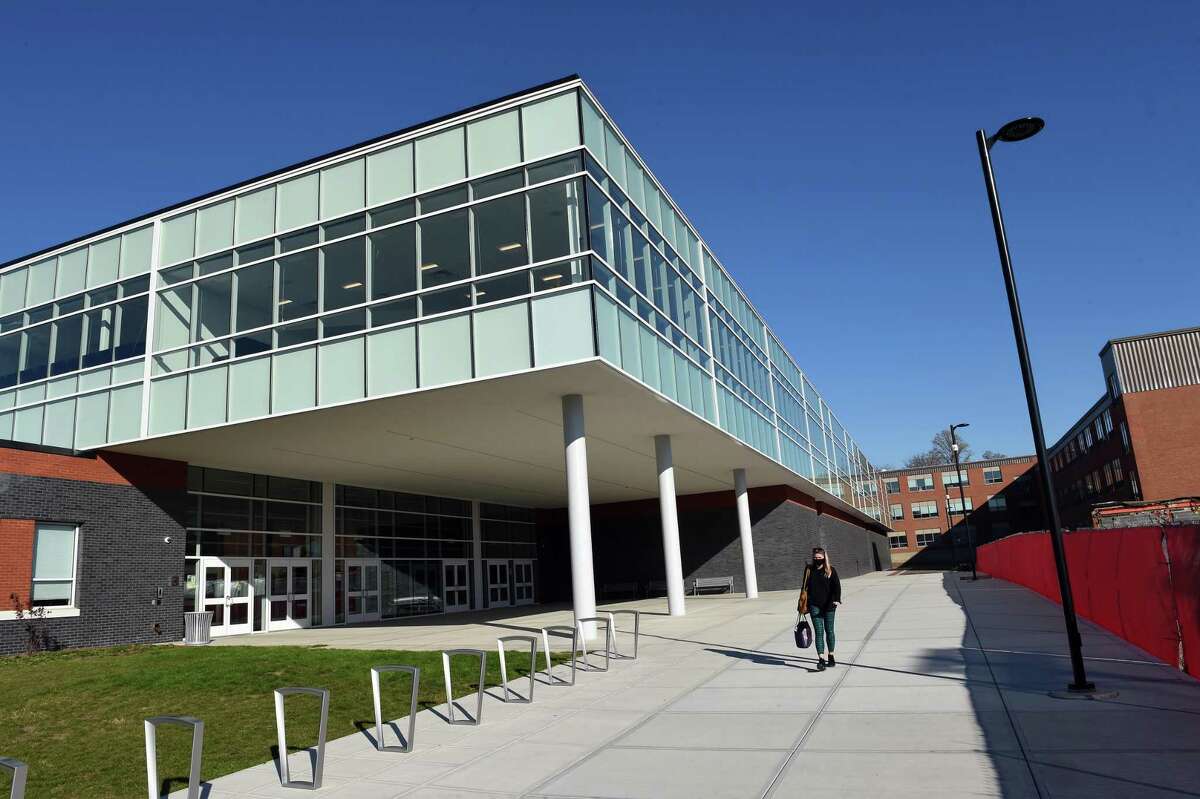 West Haven High School photographed on November 9, 2020.