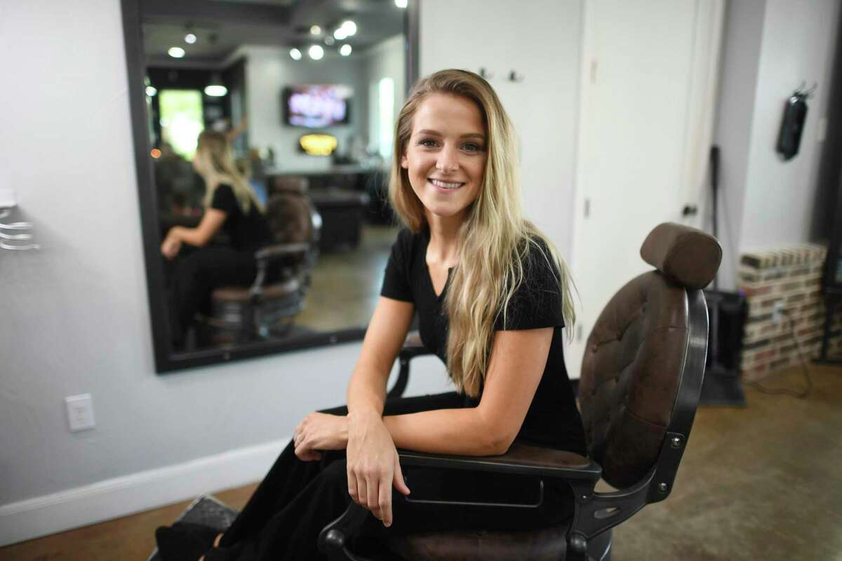 Vicki Tefteller, owner of the Refinery Men’s Grooming Lounge in New Braunfels, says she saw the value of “pampering-type services” for men