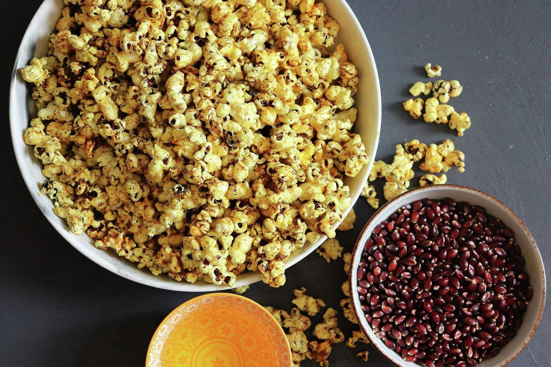 up or movie night with heirloom popcorn