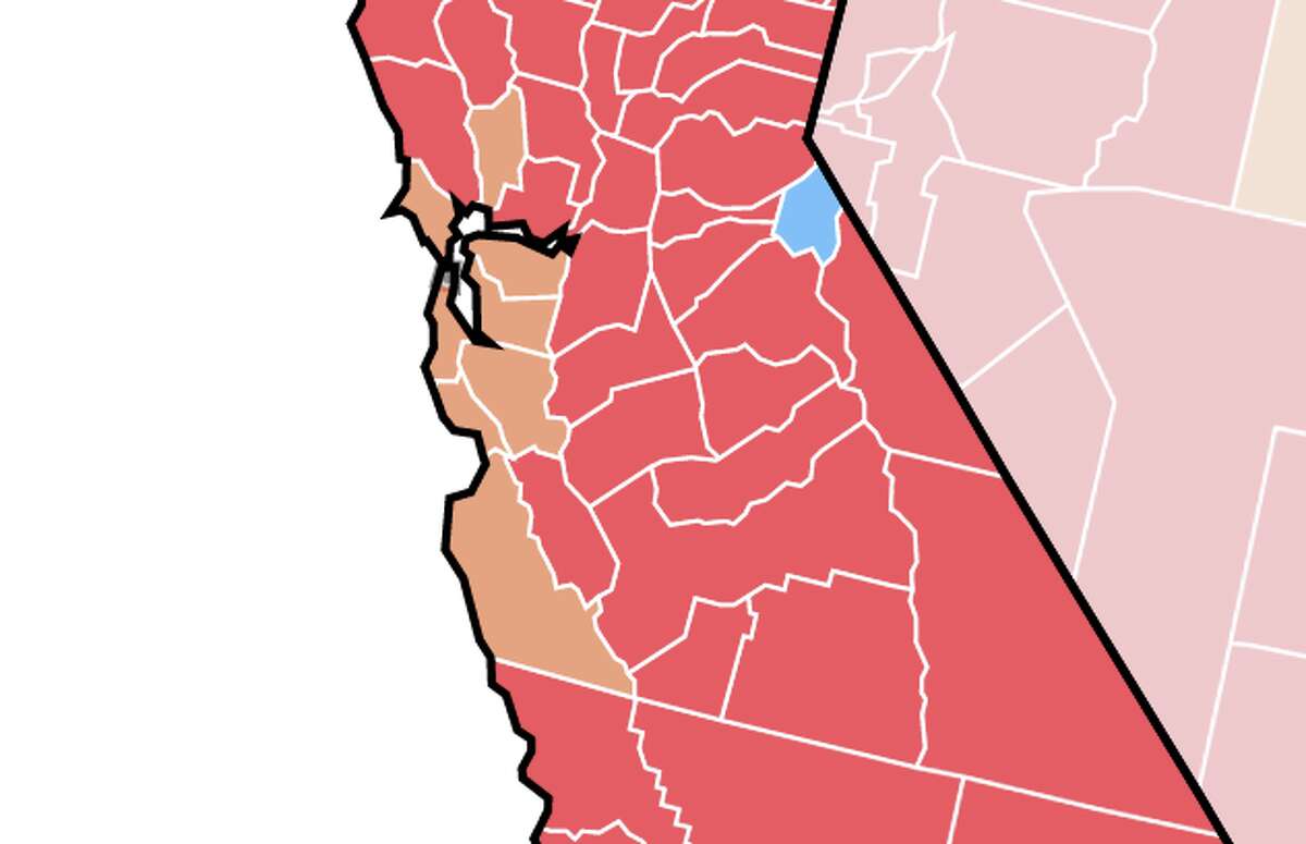 Entire Bay Area backslides on CDC COVID map