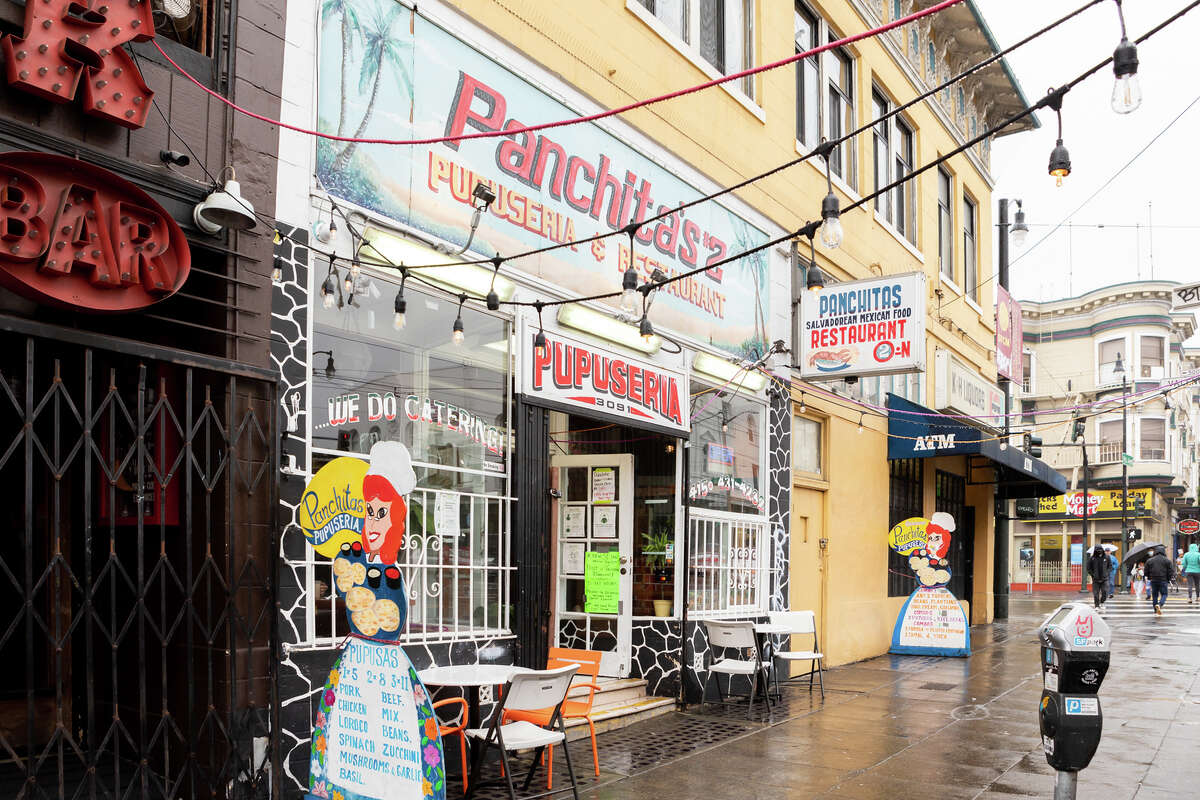Outside Panchita's # 2 in the Mission District of San Francisco on November 1, 2021.