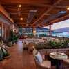 The first-floor patio at the Bungalow Kitchen by Michael Mina in Tiburon is set right on the bay.