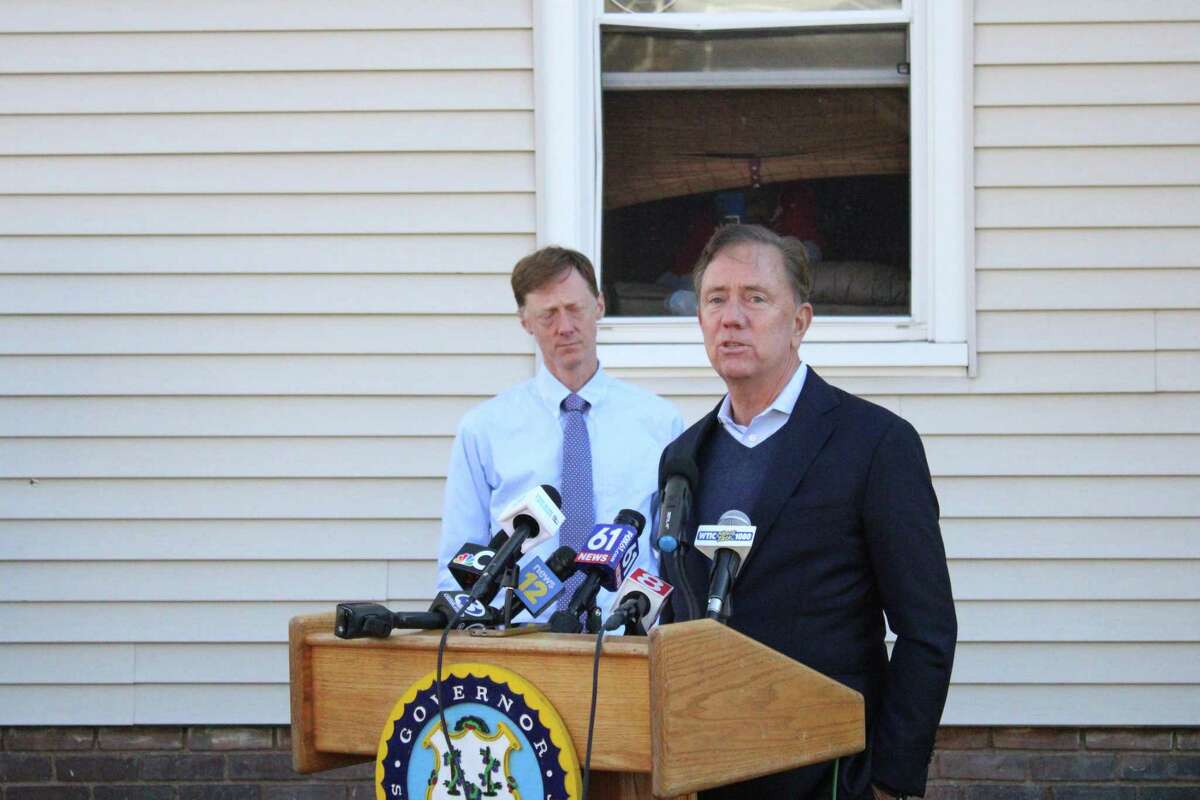 Gov. Ned Lamont spoke about landlords stepping up to resettle refugees.
