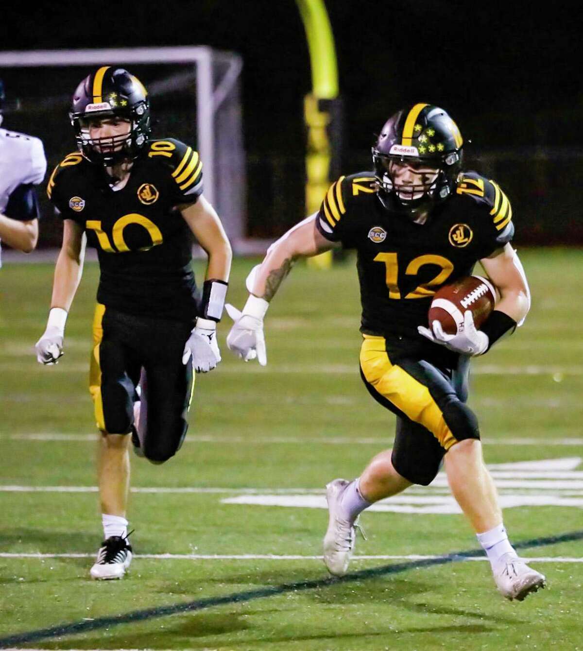 Spencer Hannon had an interception, one of four turnovers forced by Law in its win against Bethel.