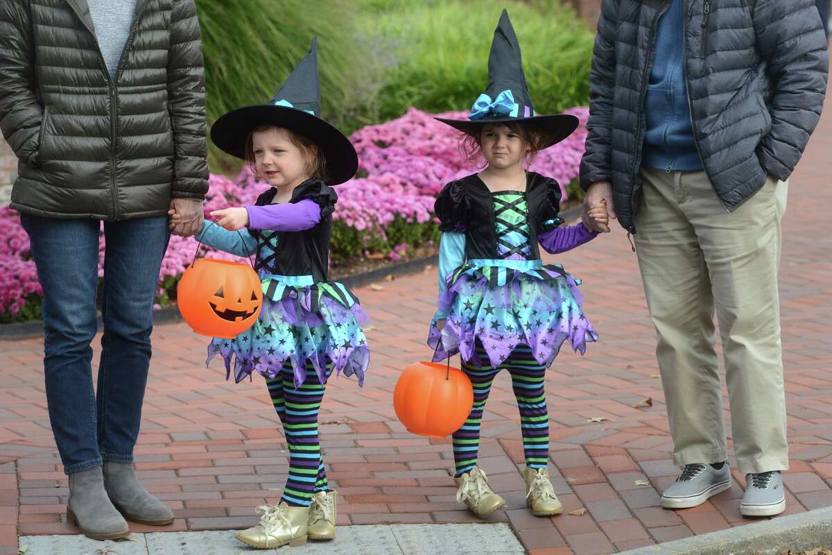 The annual children’s Halloween parade returned this year to Main St. in Westport, Conn. Oct. 28, 2021.