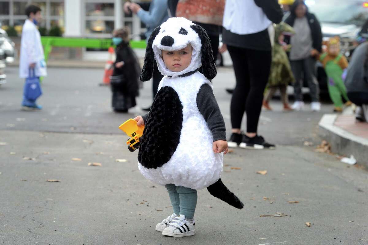 The annual children’s Halloween parade returned this year to Main St. in Westport, Conn. Oct. 28, 2021.